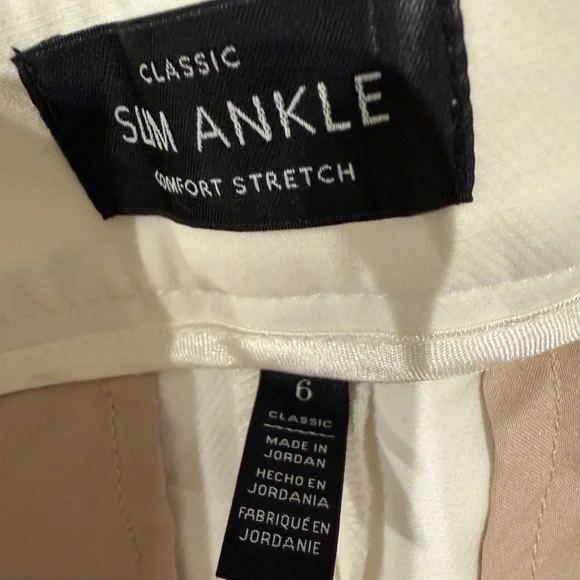 🩵WHBM White Classic Slim Ankle Comfort Stretch Trousers - Picture 7 of 10